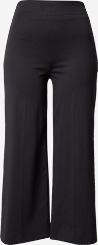 Wide Leg Pantalon 'TRUE' DRYKORN en noir : devant