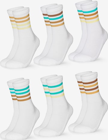 Occulto Socken 'Roger' in Weiß: Vorderseite