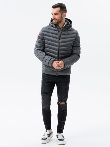 Ombre Between-season jacket 'C368' in Grey