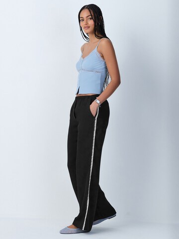 Wide Leg Pantalon Next en noir
