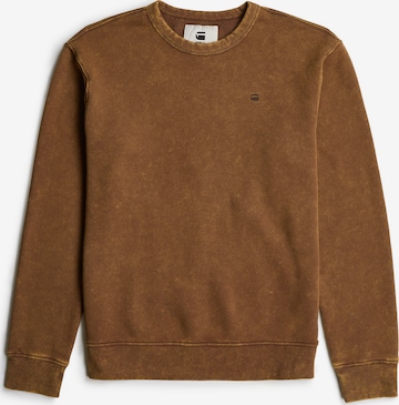 G-STAR Sweatshirt in Brown: front