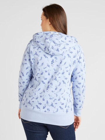 Ragwear Plus Zip-Up Hoodie in Blue