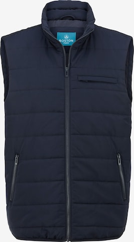 Boston Park Vest in Blue: front