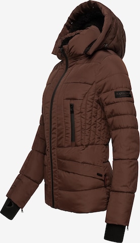 NAVAHOO Winterjacke  'Adele' in Braun