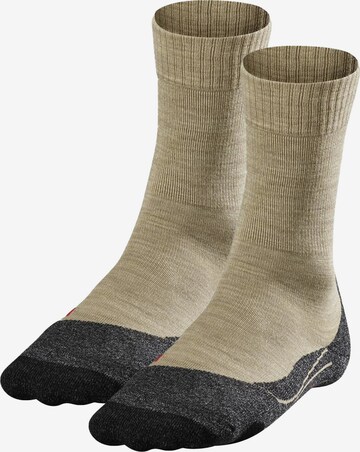 FALKE Athletic Socks in Beige: front