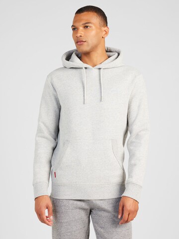 Superdry Sweatshirt 'Essential' in Grijs: voorkant