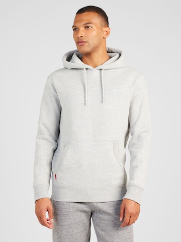 SuperdrySweater majica 'Essential' - siva boja: prednji dio
