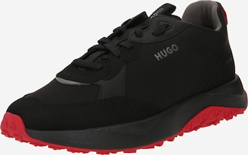 HUGO Låg sneaker 'Kane' i svart: framsida