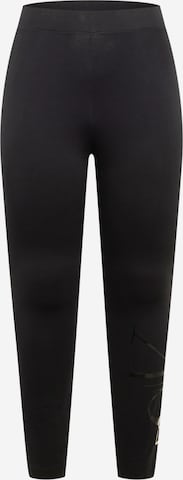 Calvin Klein Jeans Curve ضيق سراويل ضيقة بلون أسود: الأمام