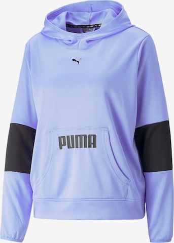 PUMA Athletic Sweatshirt in Purple: front