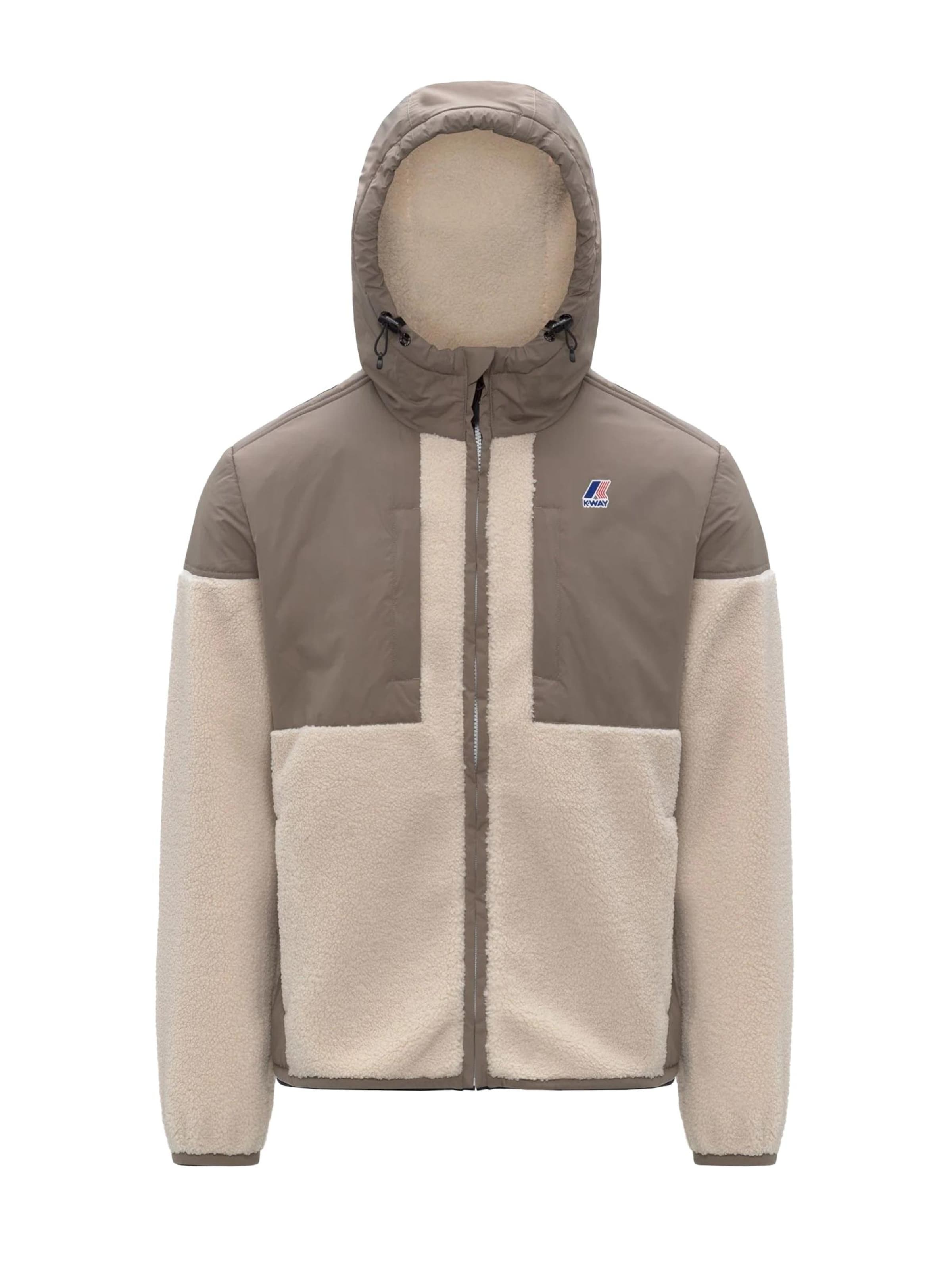 Giacca invernale 'SAMSON 4.0 ORSETTO - K5122SW' di K-Way in beige: frontale