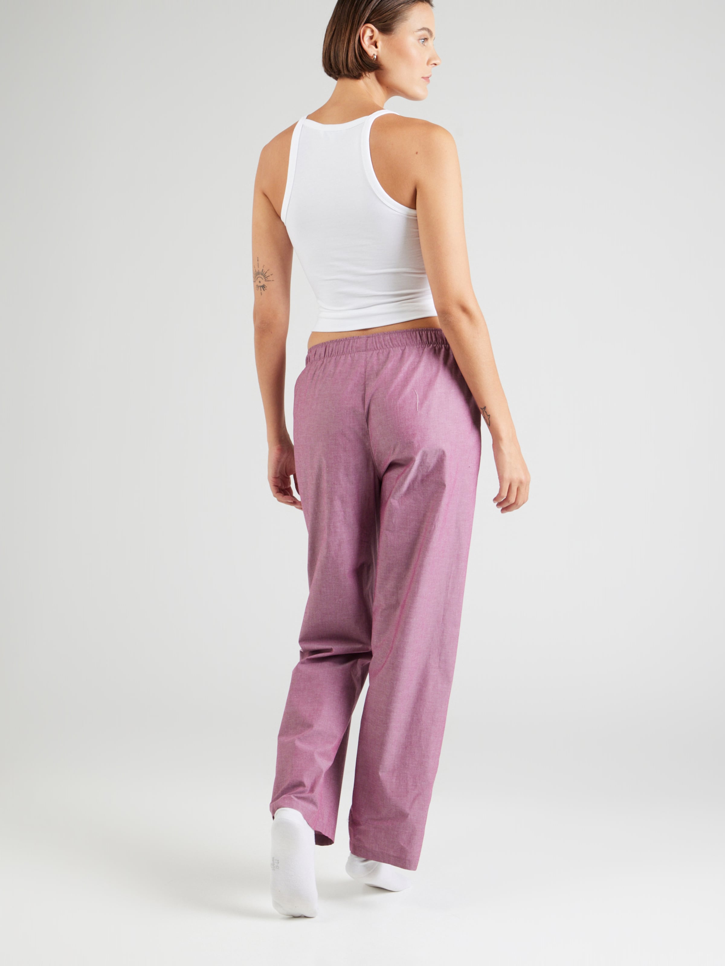 Calvin Klein Underwear Pajama Pants in Mauve ABOUT YOU