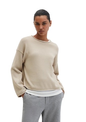 Marc O'Polo Oversized sweater in Grey: front