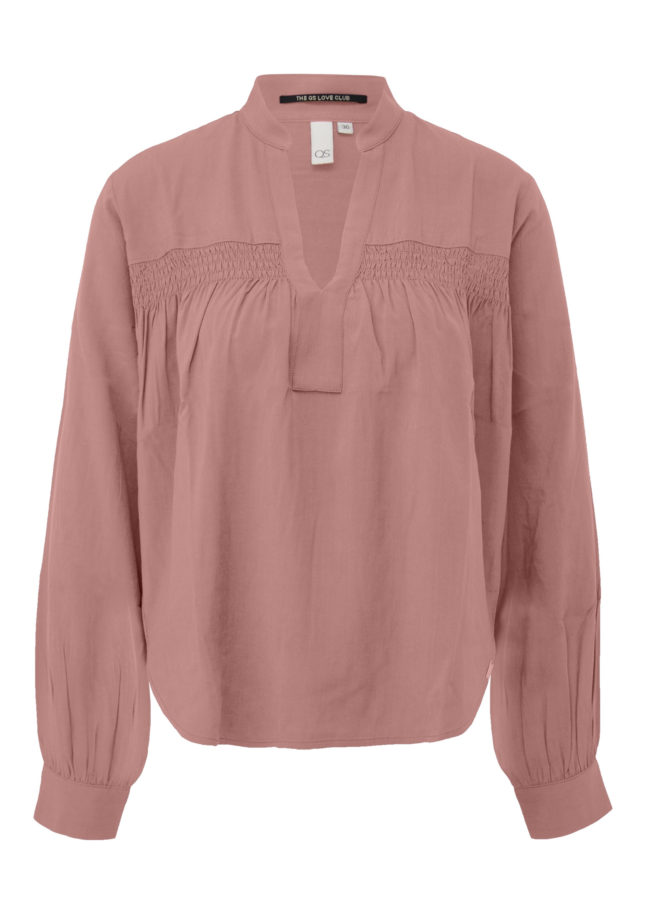 QS Blouse in Roze: voorkant
