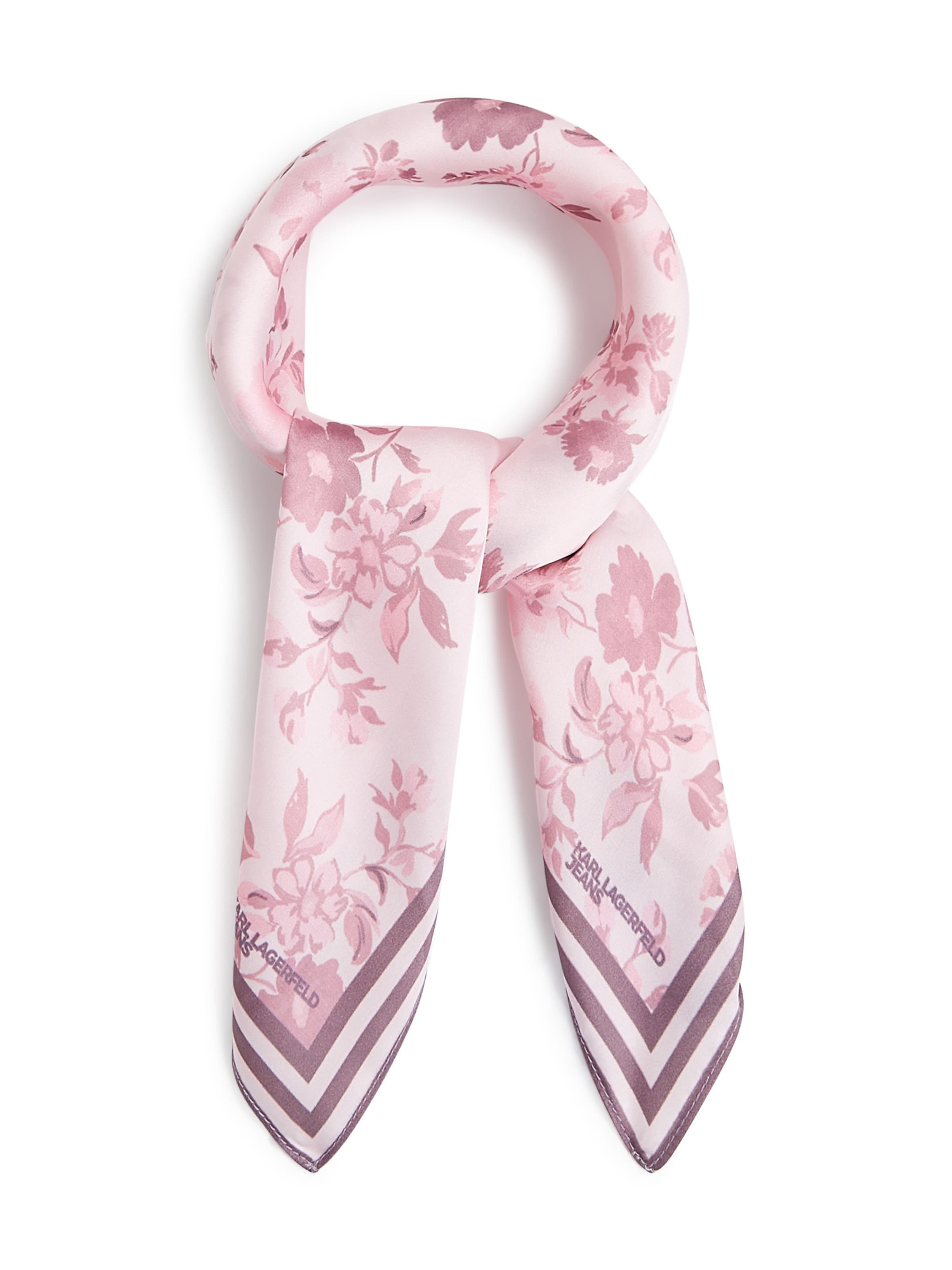 rozā KARL LAGERFELD JEANS Lakats: no priekšpuses