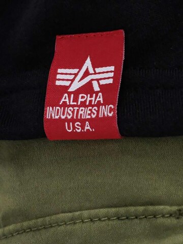 ALPHA INDUSTRIES Sweatshirt 'Crystal OS'‌‌‌‌‌‌‌‌‌‌ in Schwarz
