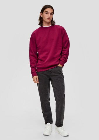 QS Sweatshirt in Rot