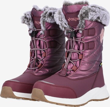 ZigZag Snow Boots in Pink