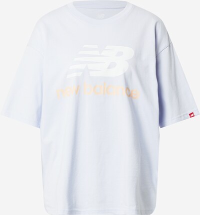new balance Shirt 'Essentials' in grau / orange / weiß, Produktansicht