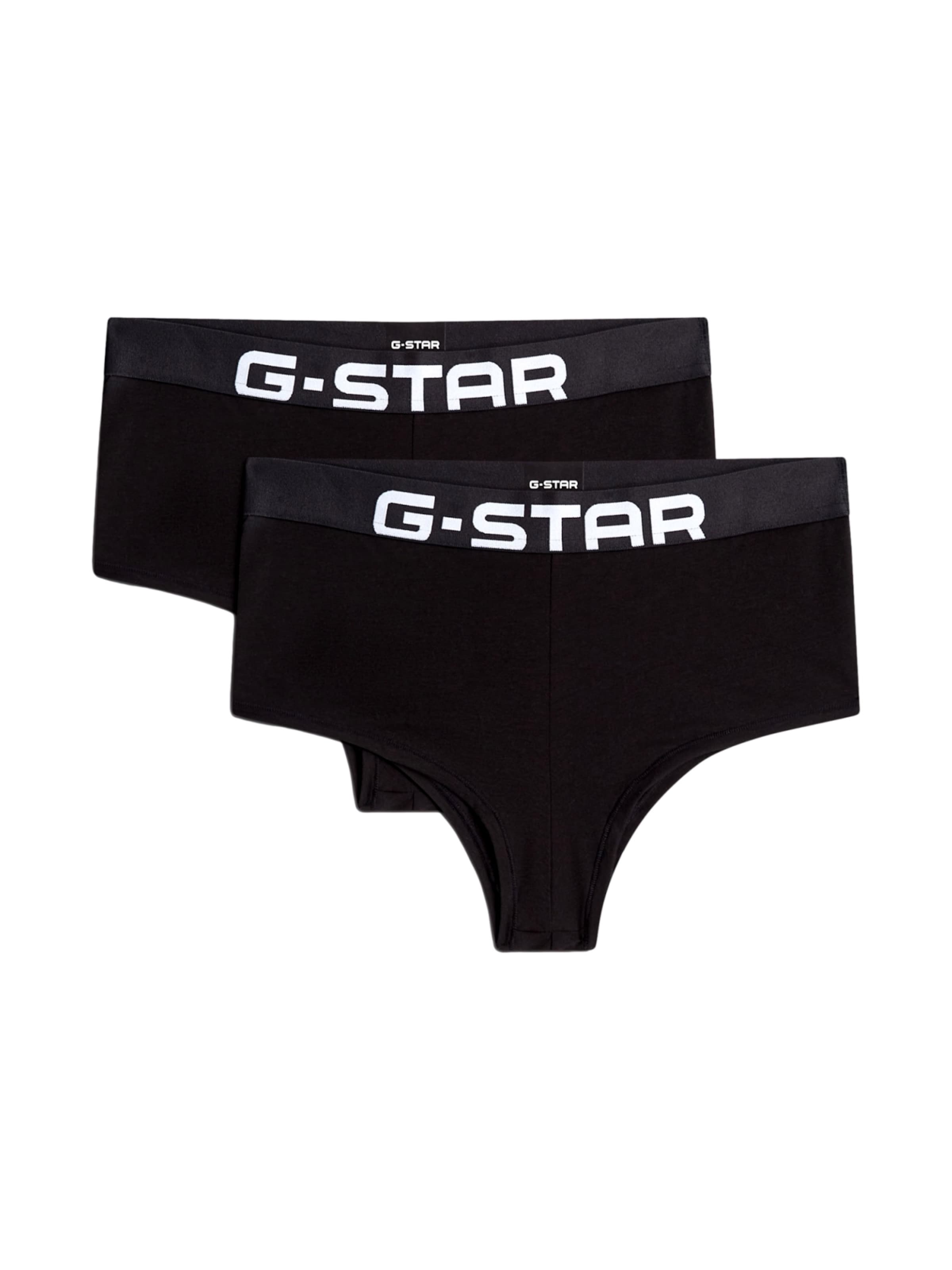 G-STAR Slip in Schwarz: Vorderseite