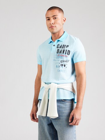 CAMP DAVID Poloshirt in Blau: Vorderseite