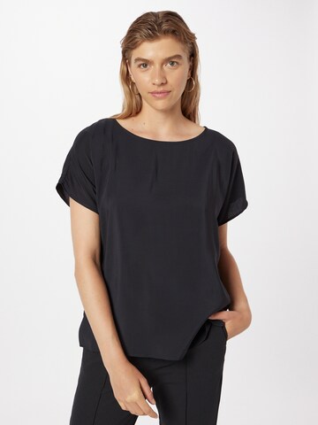 TAIFUN Blouse in Zwart: voorkant