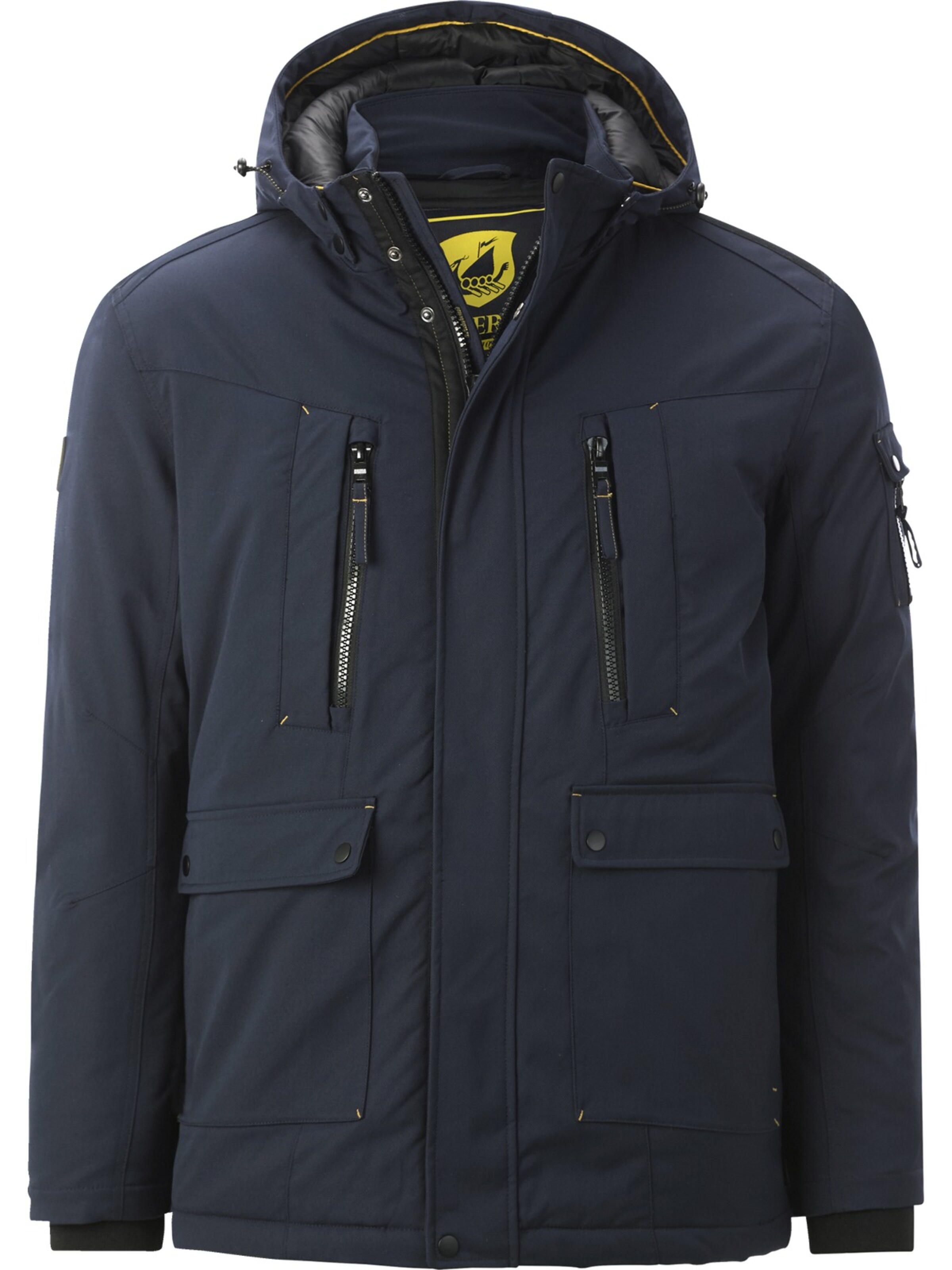 Jan Vanderstorm Funktionsjacke 'Finnlund' in Blau: Vorderseite