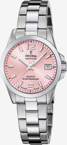 Montre à affichage analogique 'Classics Swiss' FESTINA en rose : devant