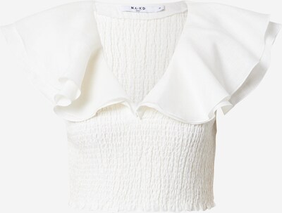 NA-KD Bluse in weiß, Produktansicht
