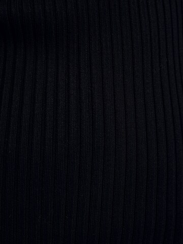 Bershka Knit dress in Black