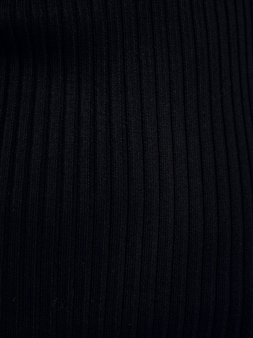 Bershka Knit dress in Black