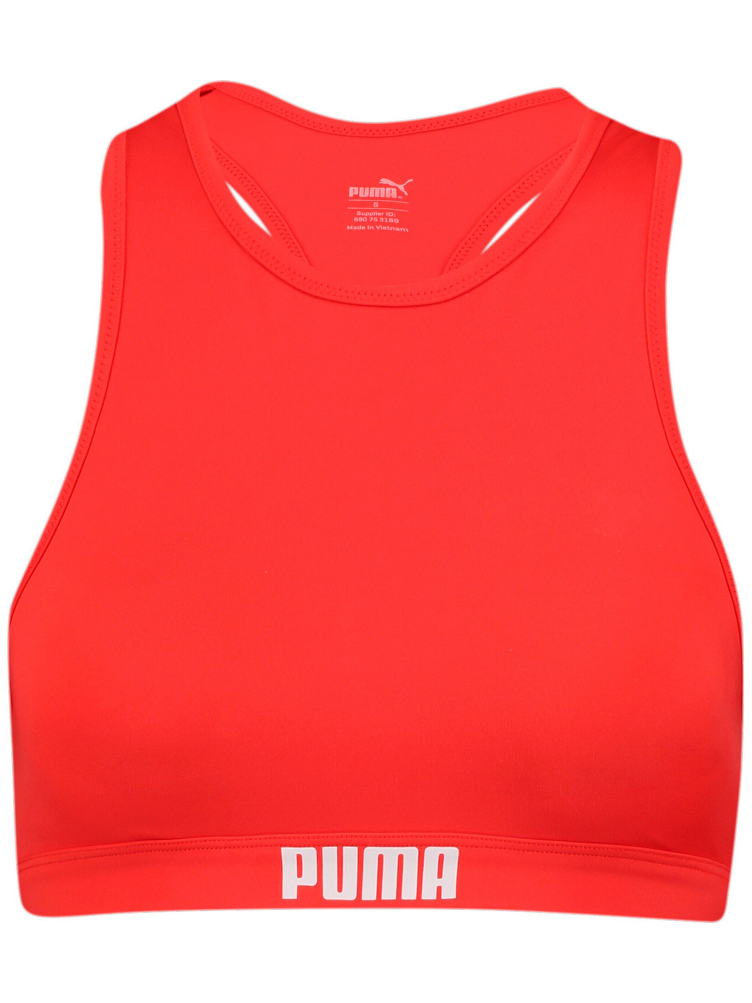 PUMA Sports top 'Puma Swim Women Racerback Swim Top 1p' in M in Red, Item view