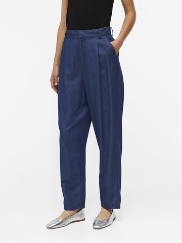 OBJECT Loose fit Pleated Jeans 'JOANNA' in Blue: front