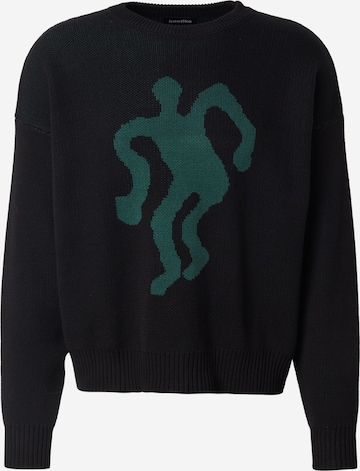 Kaotiko Sweter 'TRANCE' w kolorze czarny: przód
