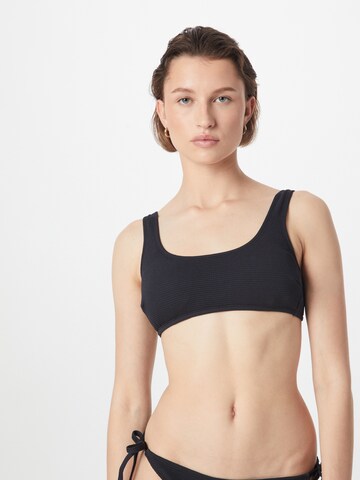 ESPRIT - Soutien Bustier Top de biquíni em preto: frente