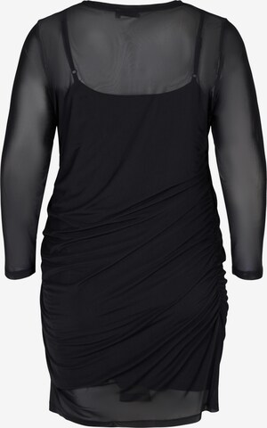 Zizzi Kleid 'XRAYNE' in Schwarz