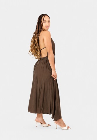 Elara Kleid in Braun