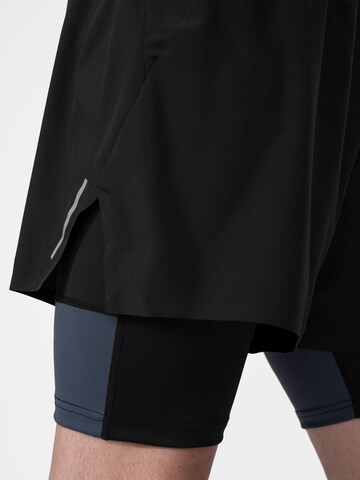 4F Loosefit Sportovní kalhoty 'SKMF011' – černá