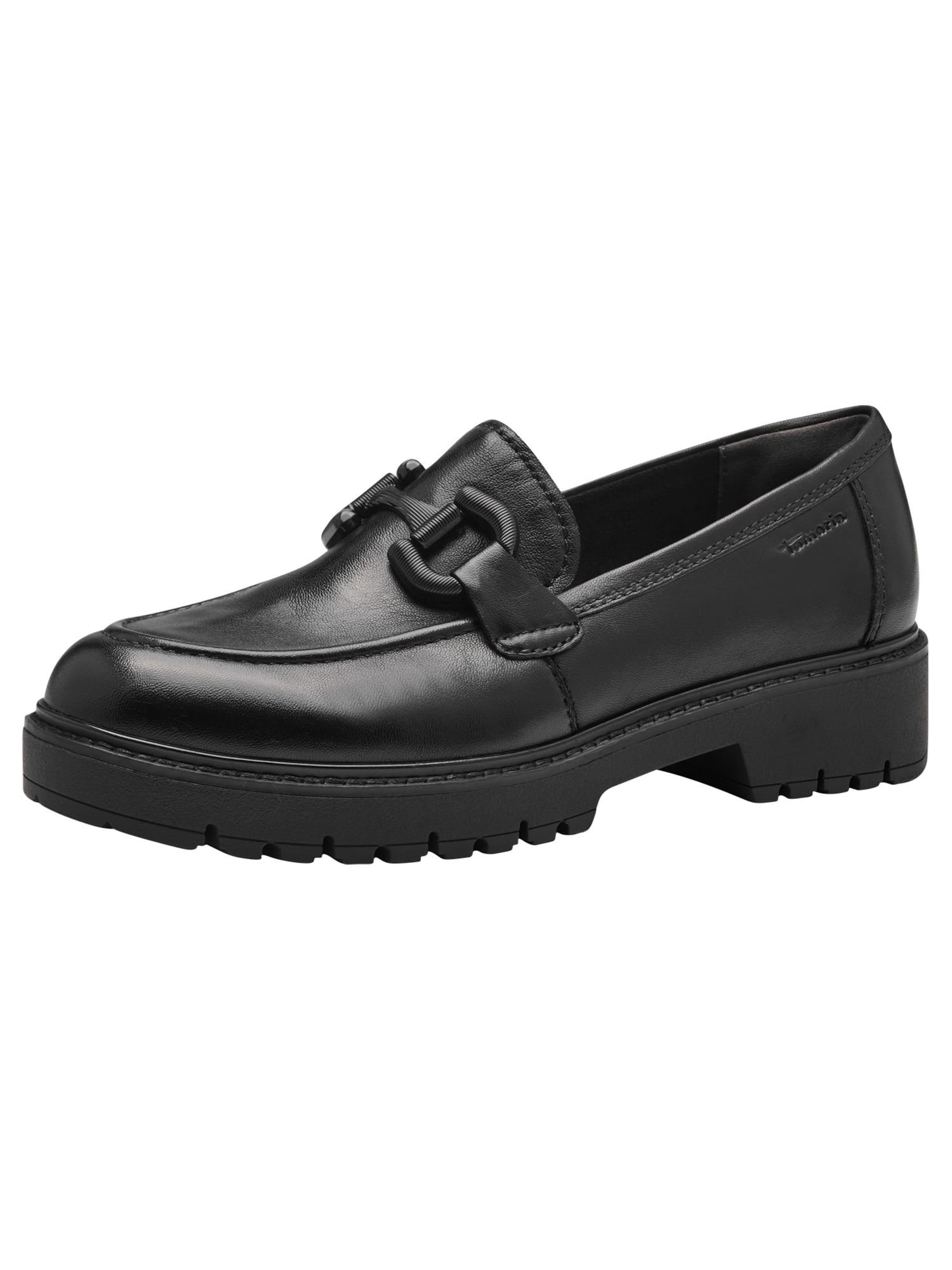 Chaussure basse Tamaris en noir : devant