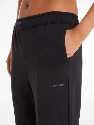 Effilé Pantalon Calvin Klein Sport en noir