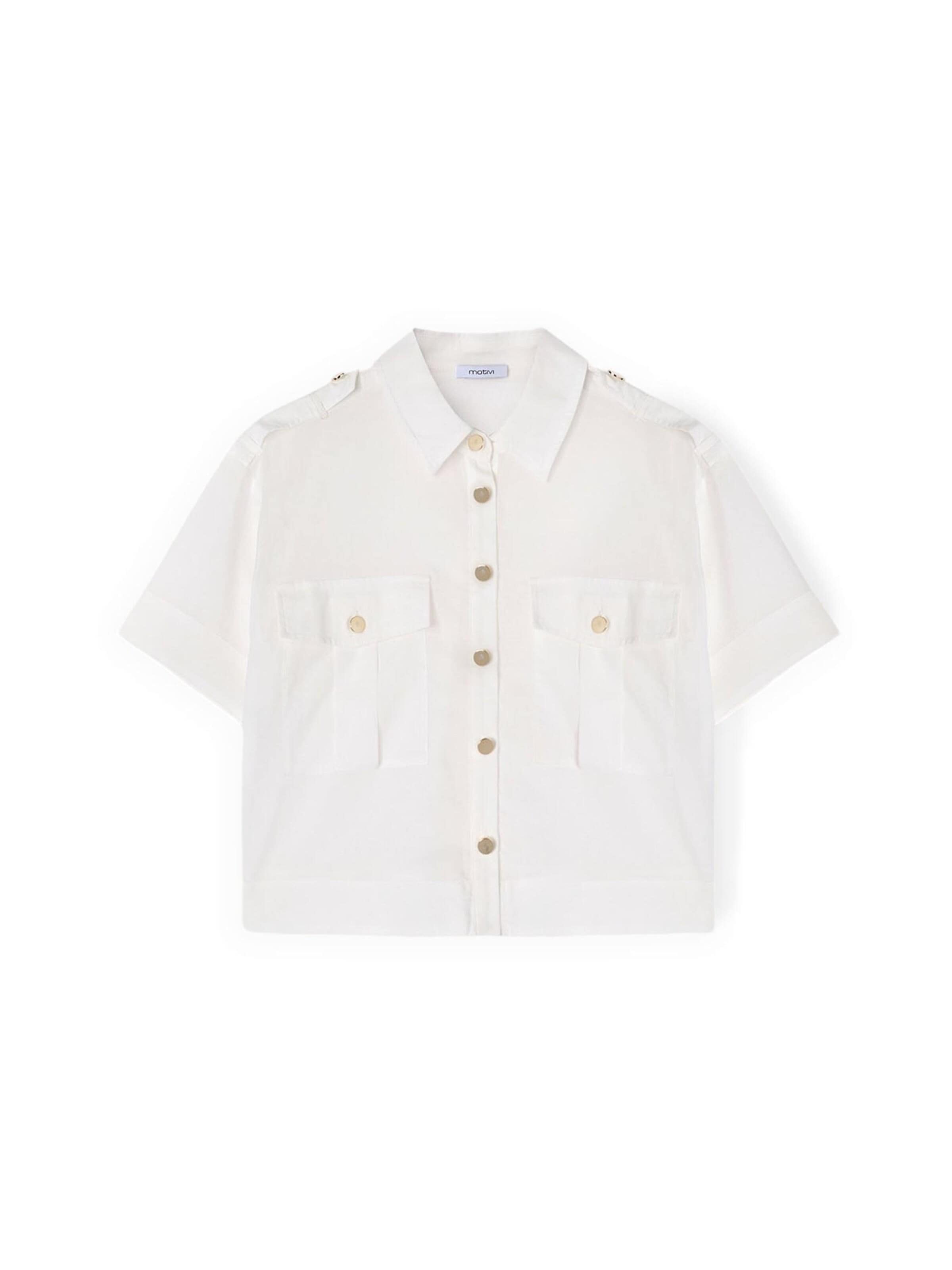 MOTIVI - Blusa en blanco: frente