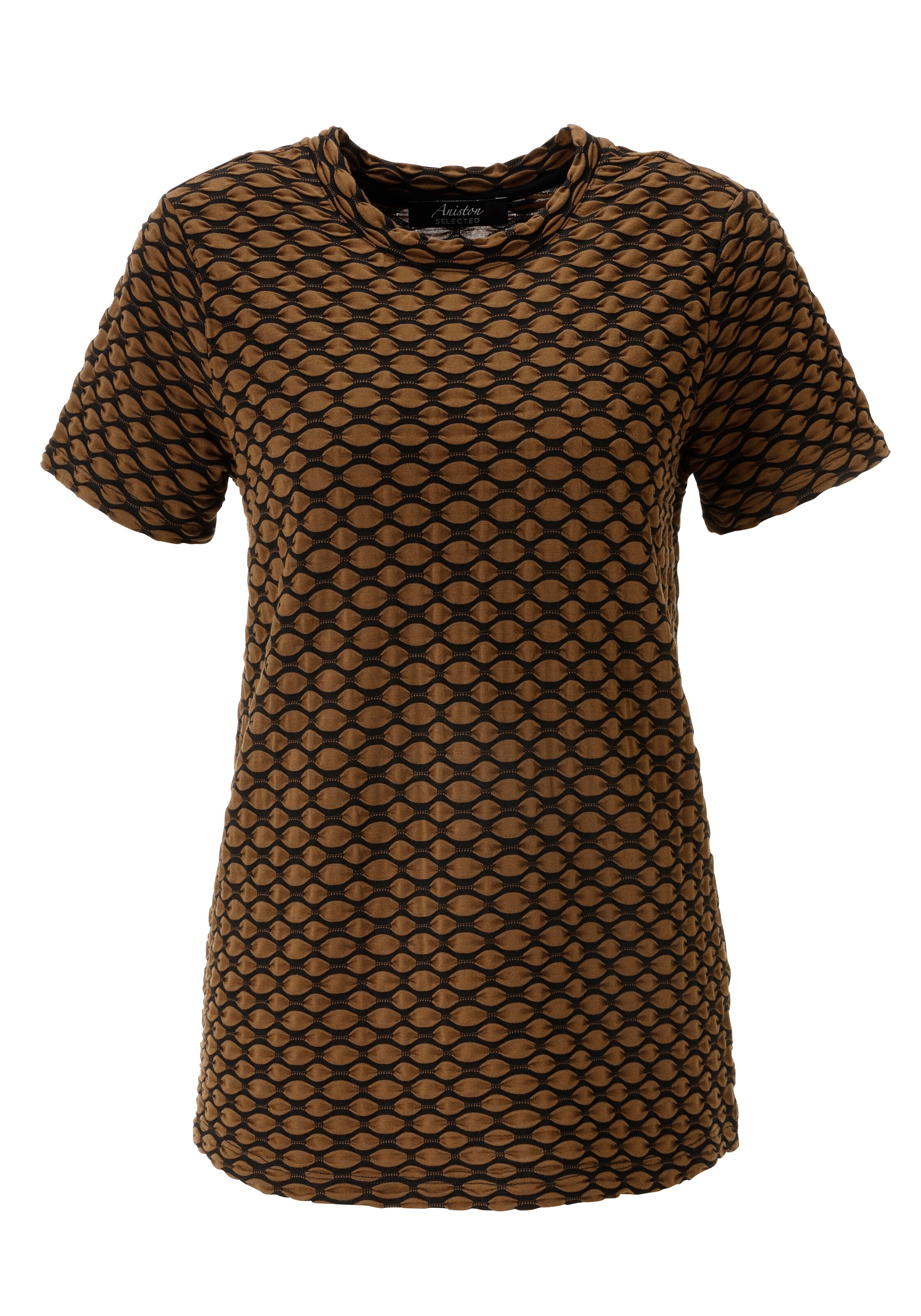 Aniston SELECTED Shirt in Brown: front