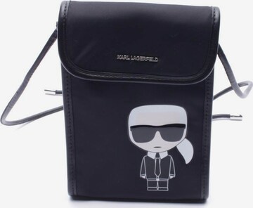 Karl Lagerfeld Ledertasche One Size in Schwarz: predná strana