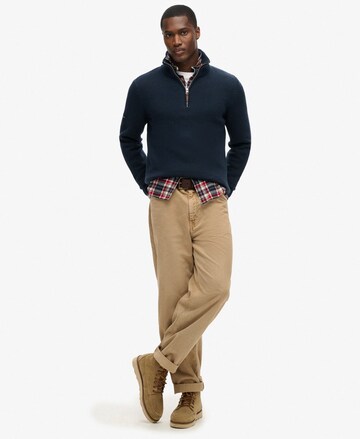 Superdry Trui in Blauw