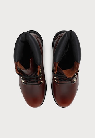 TIMBERLAND - Botas com atacadores em vermelho