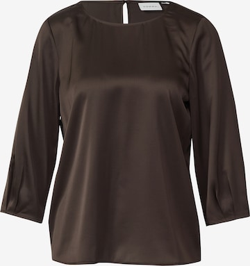 Chemisier COMMA en marron : devant
