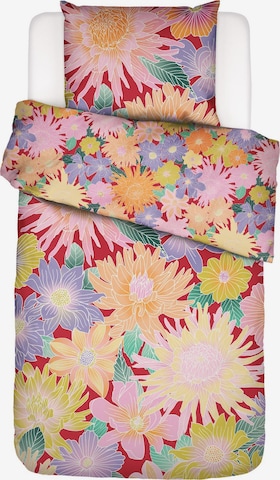 ESSENZA Duvet Cover 'Flower Fling' in Red: front