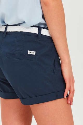 Oxmo Regular Chinoshorts 'CHANETT' in Blau