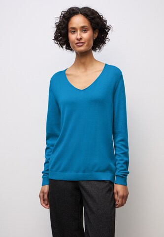STREET ONE Sweater in Blue: front