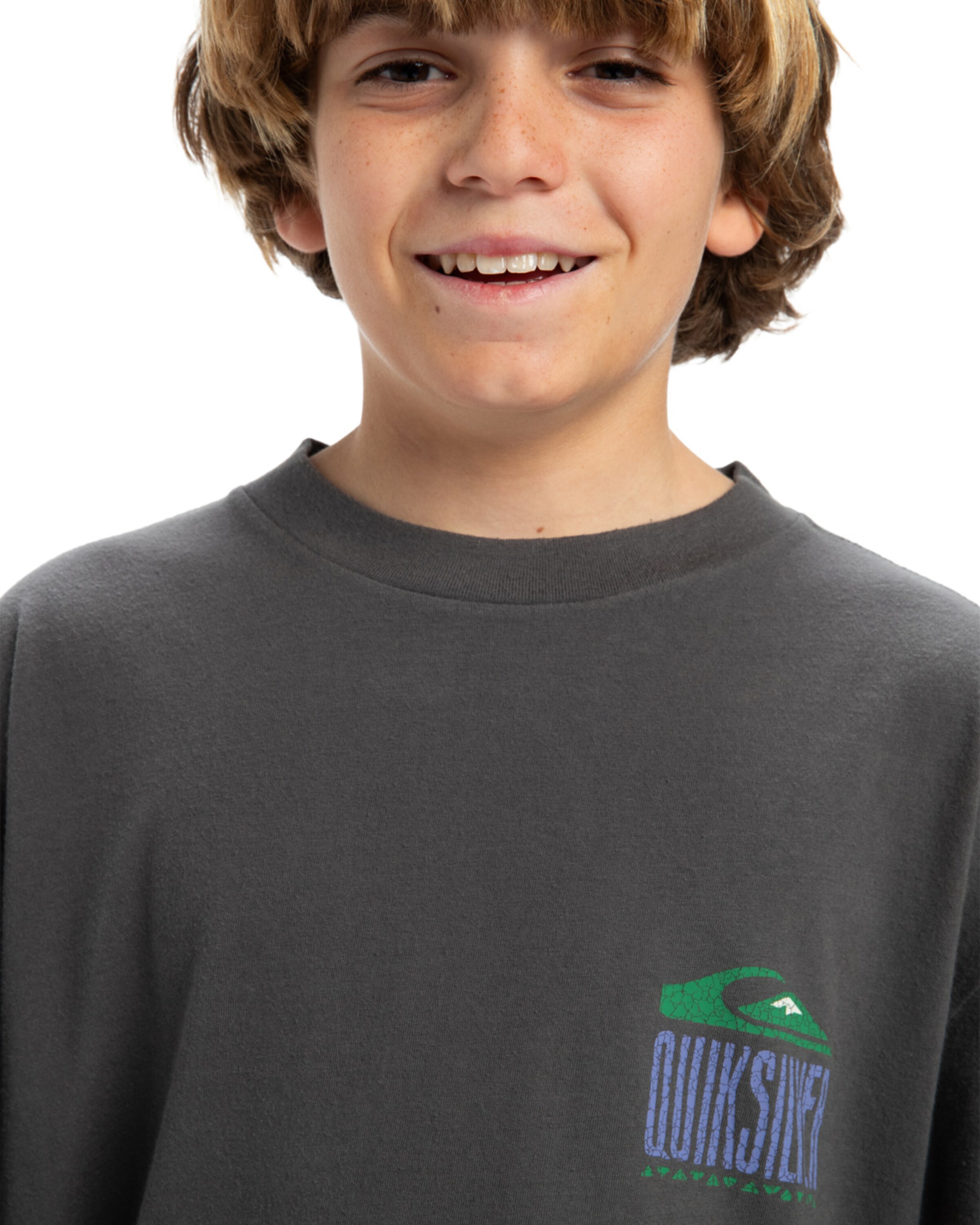 QUIKSILVER T-shirt 'World Force' in Grau